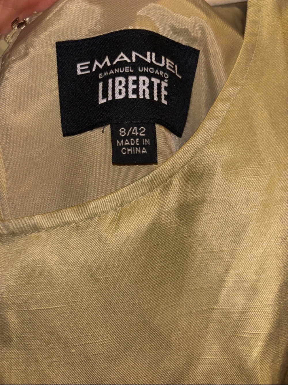 Emanuel Ungaro Liberté chartreuse  Sleeveless Top